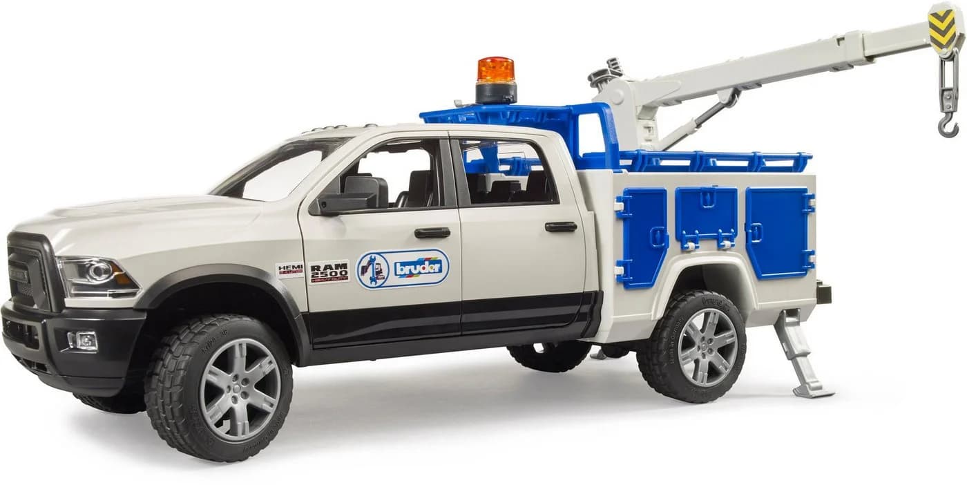 Bruder® RAM 2500 Service Truck mit Kran und Rundumleuchte 02509 - Bild 3