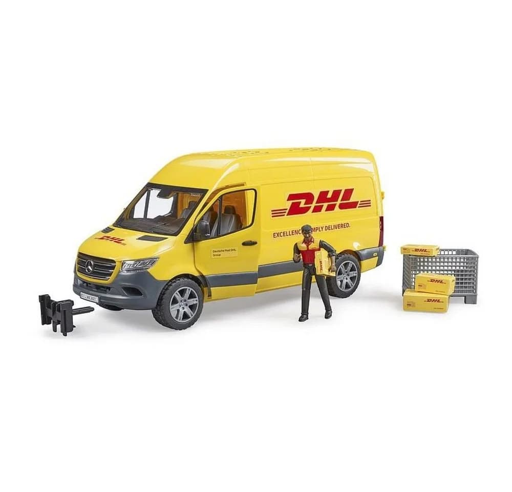Bruder Spielzeug-Transporter Mercedes Benz Sprinter DHL mit Fahrer - Bild 2