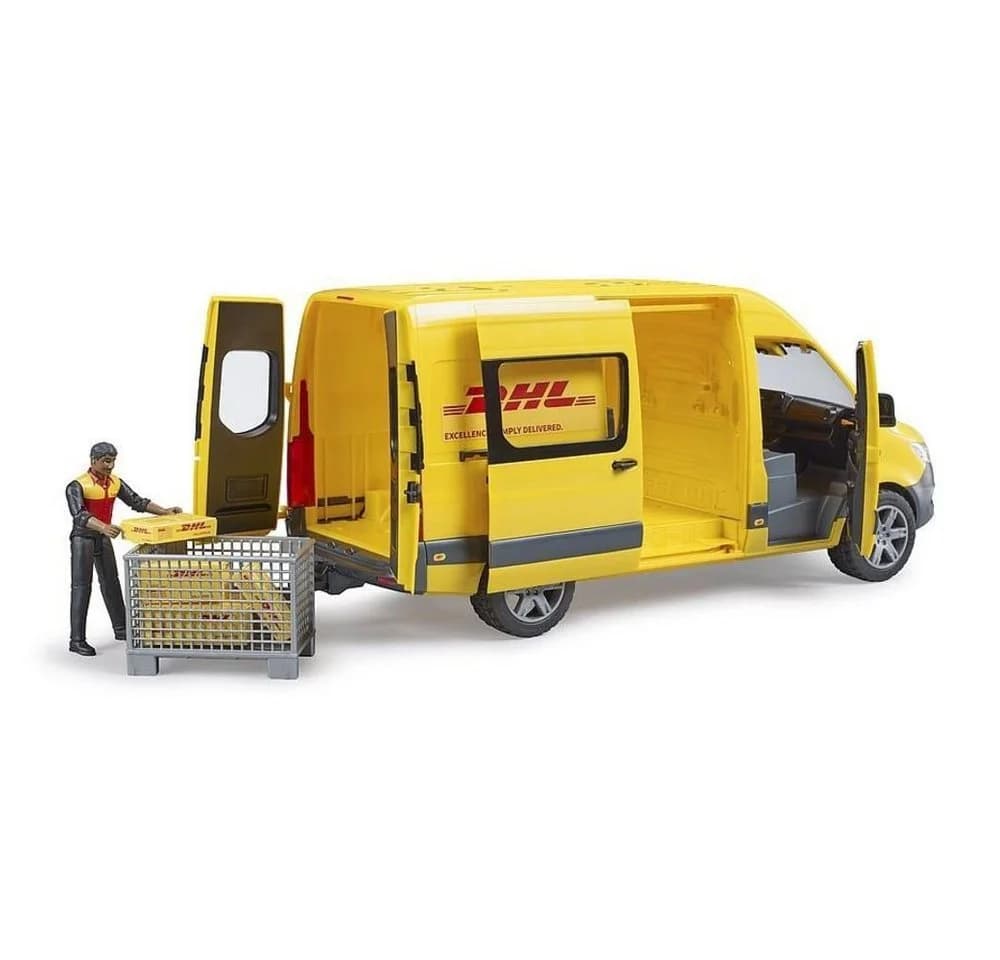 Bruder Spielzeug-Transporter Mercedes Benz Sprinter DHL mit Fahrer - Bild 3