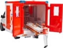 Bruder MB Sprinter Ambulanz mit Licht & Sound und Sanitäter Bild 1