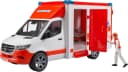 Bruder MB Sprinter Ambulanz mit Licht & Sound und Sanitäter Bild 3