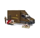 Spielzeug-Transporter im UPS-Design mit Fahrerhaus Bild 1