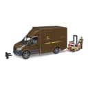 Spielzeug-Transporter im UPS-Design mit Fahrerhaus Bild 2