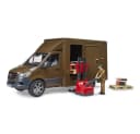 Spielzeug-Transporter im UPS-Design mit Fahrerhaus Bild 3