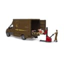 Spielzeug-Transporter im UPS-Design mit Fahrerhaus Bild 5