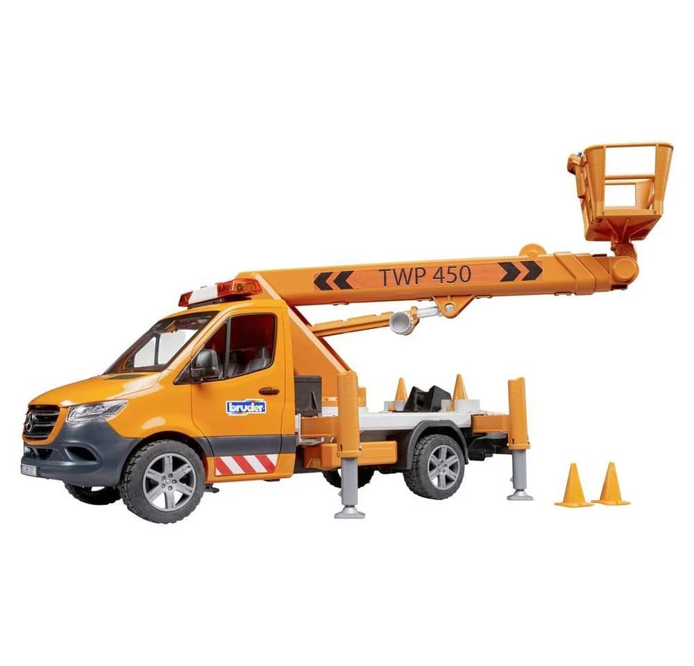 Bruder® Spielzeug-Landmaschine MB Sprinter Arbeitsbühne mit Light & Sound Modul - Bild 3