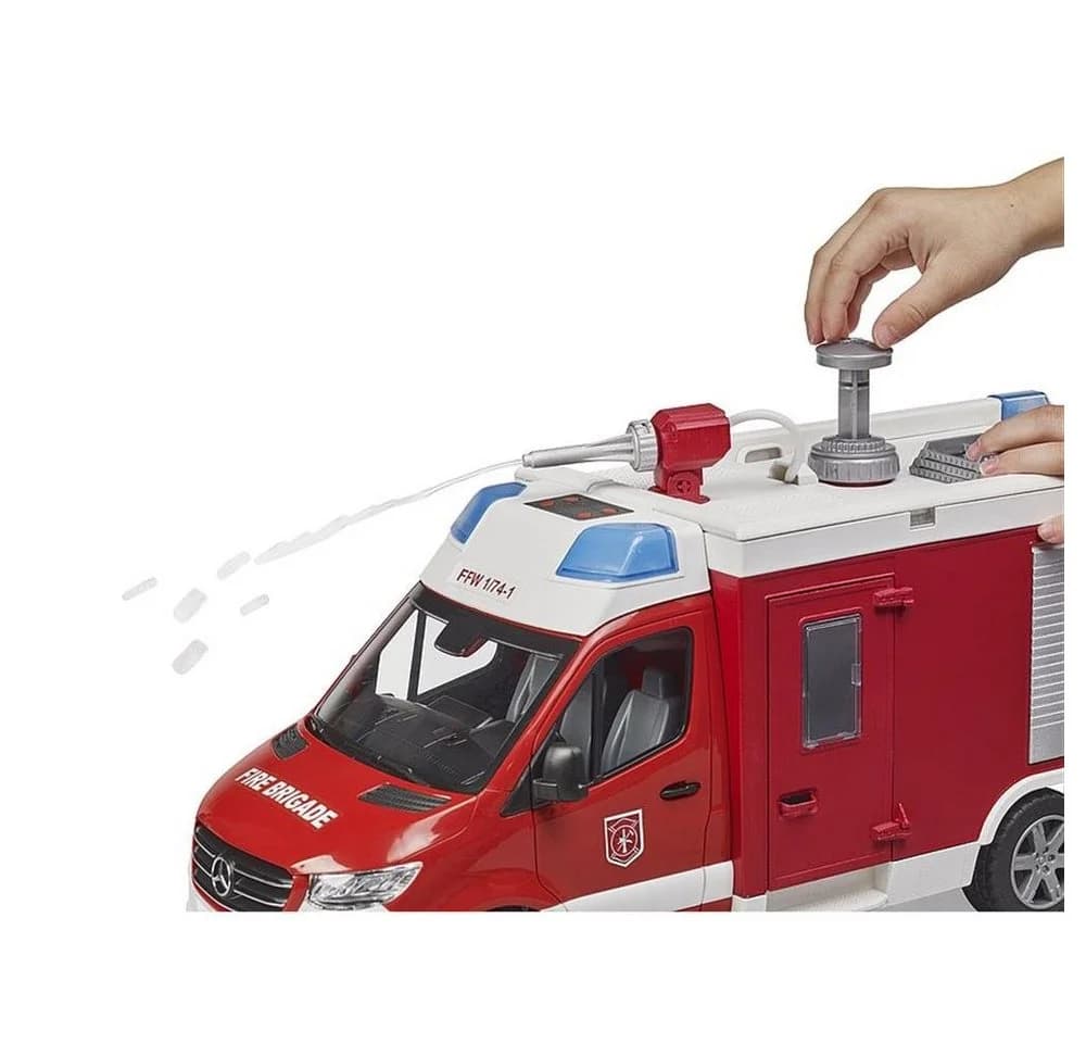 Bruder® MB Sprinter Feuerwehrrüstwagen mit Licht & Sound Wasserfunktion ab 4 Jahren - Bild 4