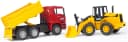 Bruder MAN TGA Kipp-LKW 40 cm mit Gelenkradlader FR130 Bild 1