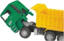 Bruder Spielzeug-Kipper MAN TGA LKW 45 cm Grün/Orange mit Kippmulde Bild 1