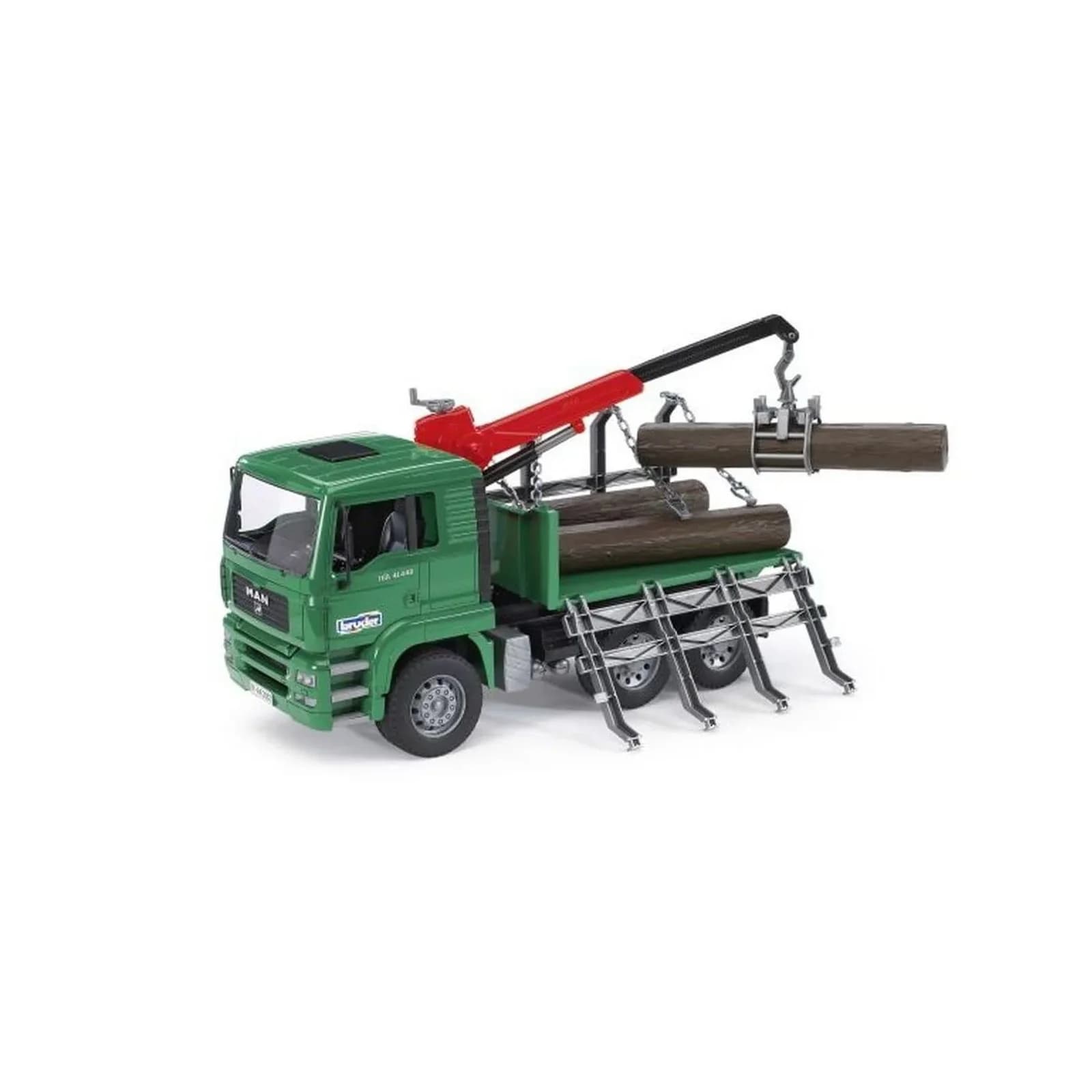 Bruder MAN Holztransporter mit Ladekran Spielzeug