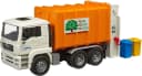 Bruder® Spielzeug-Müllwagen MAN TGA Hecklader Orange Bild 2