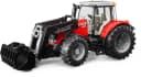 Bruder Massey Ferguson 7624 mit Frontlader Spielzeugfahrzeug Bild 1