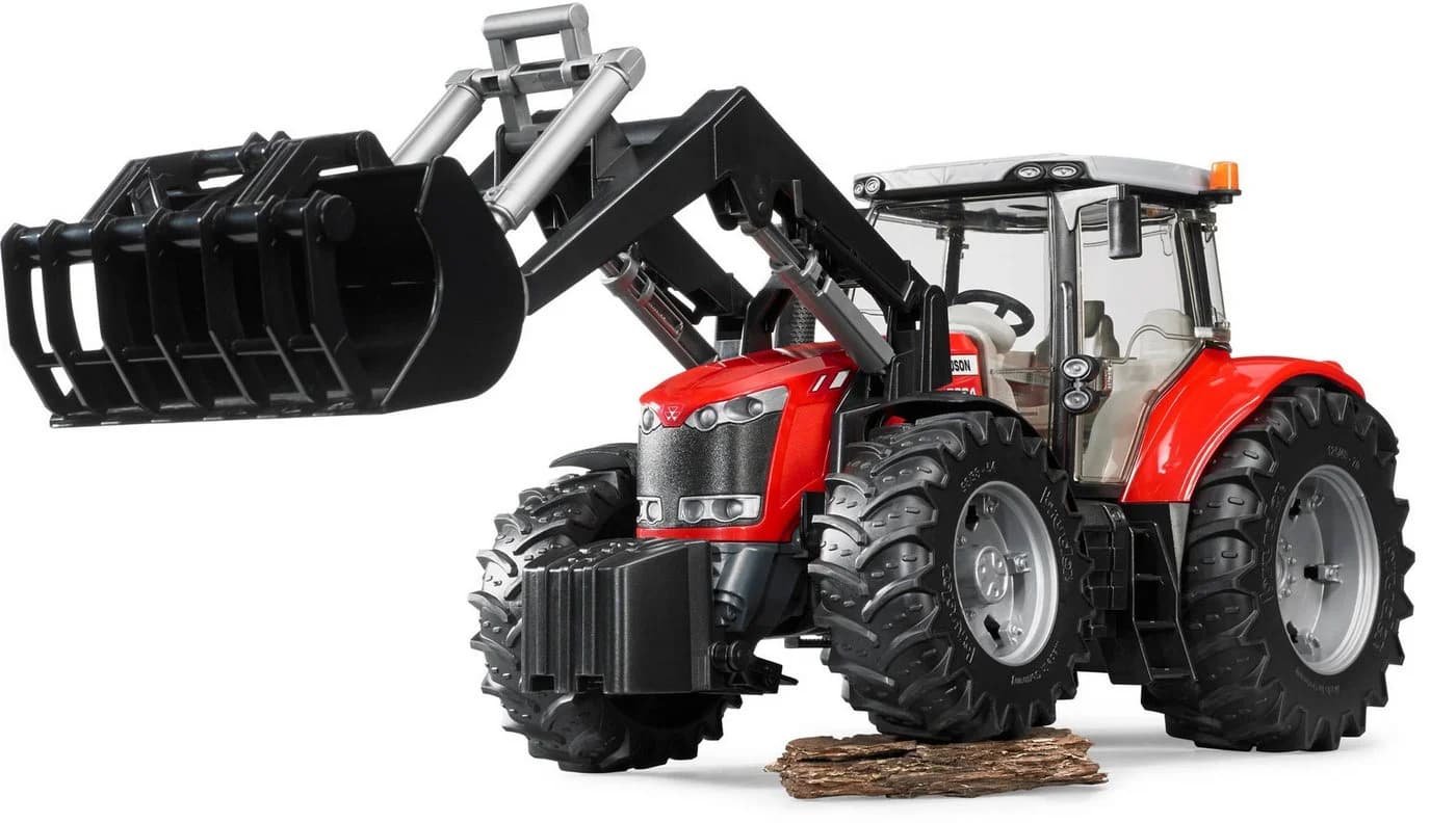 Bruder Massey Ferguson 7624 mit Frontlader Spielzeugfahrzeug - Bild 2