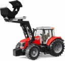 Bruder Massey Ferguson 7624 mit Frontlader Spielzeugfahrzeug Bild 3