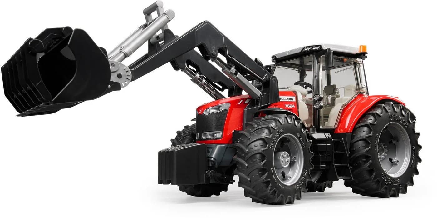 Bruder Massey Ferguson 7624 mit Frontlader Spielzeugfahrzeug - Bild 4