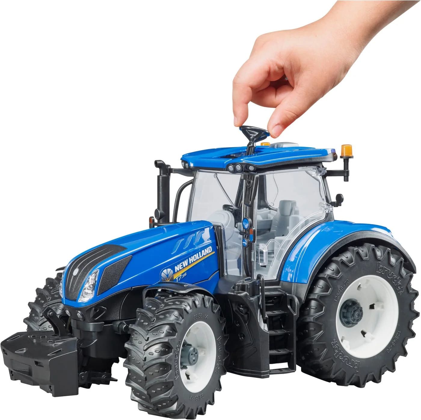 Bruder Spielzeug-Traktor New Holland T7.315 Blau 34 cm - Bild 5