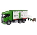 Bruder Scania Super 560R Tiertransport-LKW mit Rind 1:16 Bild 1