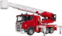 Bruder® Spielzeug-Feuerwehr Scania Super 560R Drehleiter mit Licht und Sound Bild 1