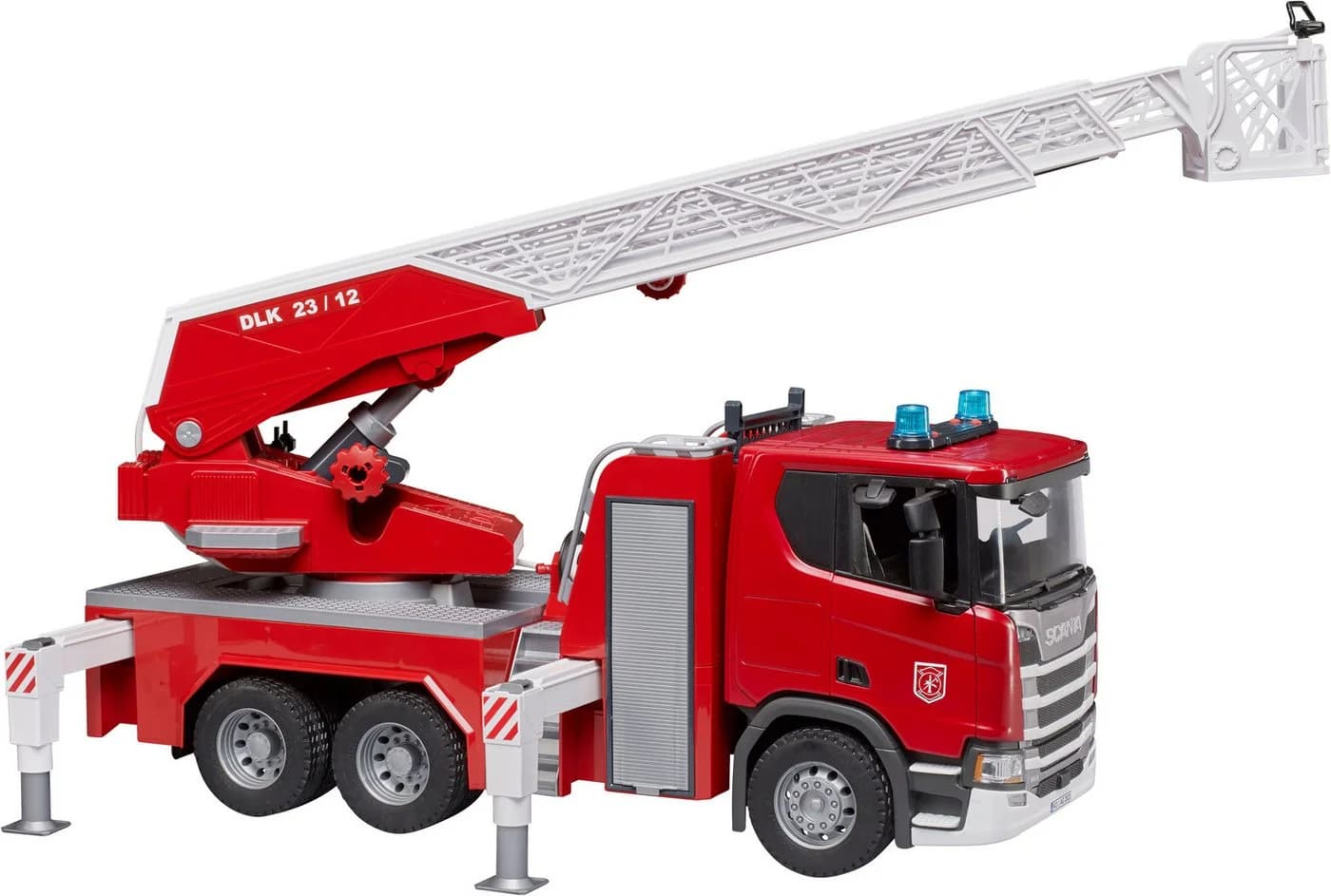 Bruder® Spielzeug-Feuerwehr Scania Super 560R Drehleiter mit Licht und Sound - Bild 3