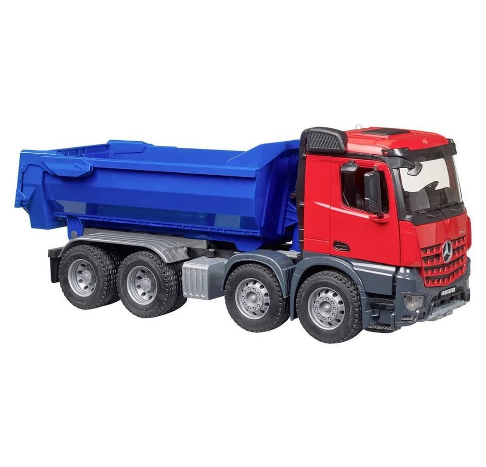 Bruder® Mercedes Benz Arocs Halfpipe Kipp-LKW 1:16 Rot/Blau mit Kippfunktion - Bild 2