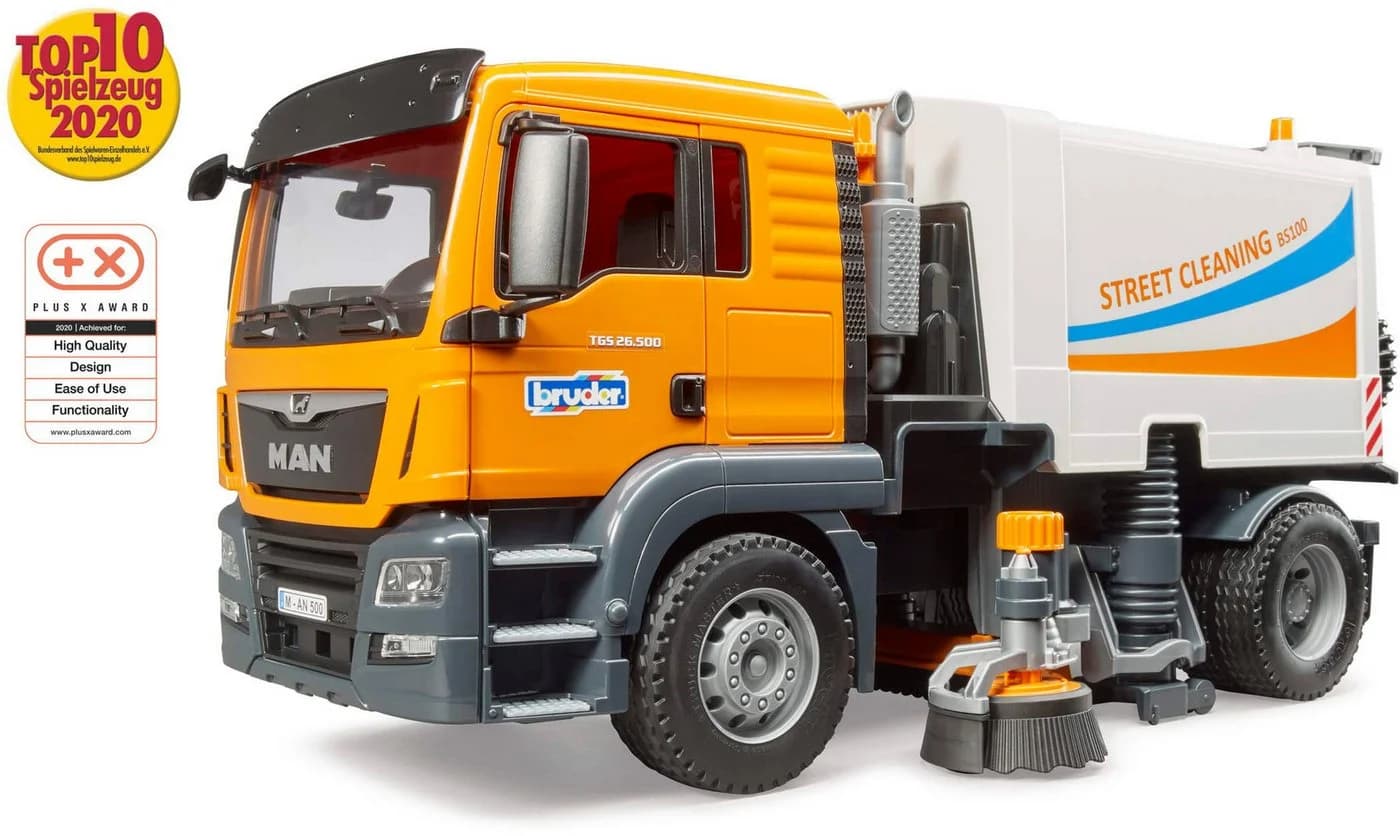 Bruder MAN TGS LKW Straßenreinigung Spielzeug Modell - Bild 4