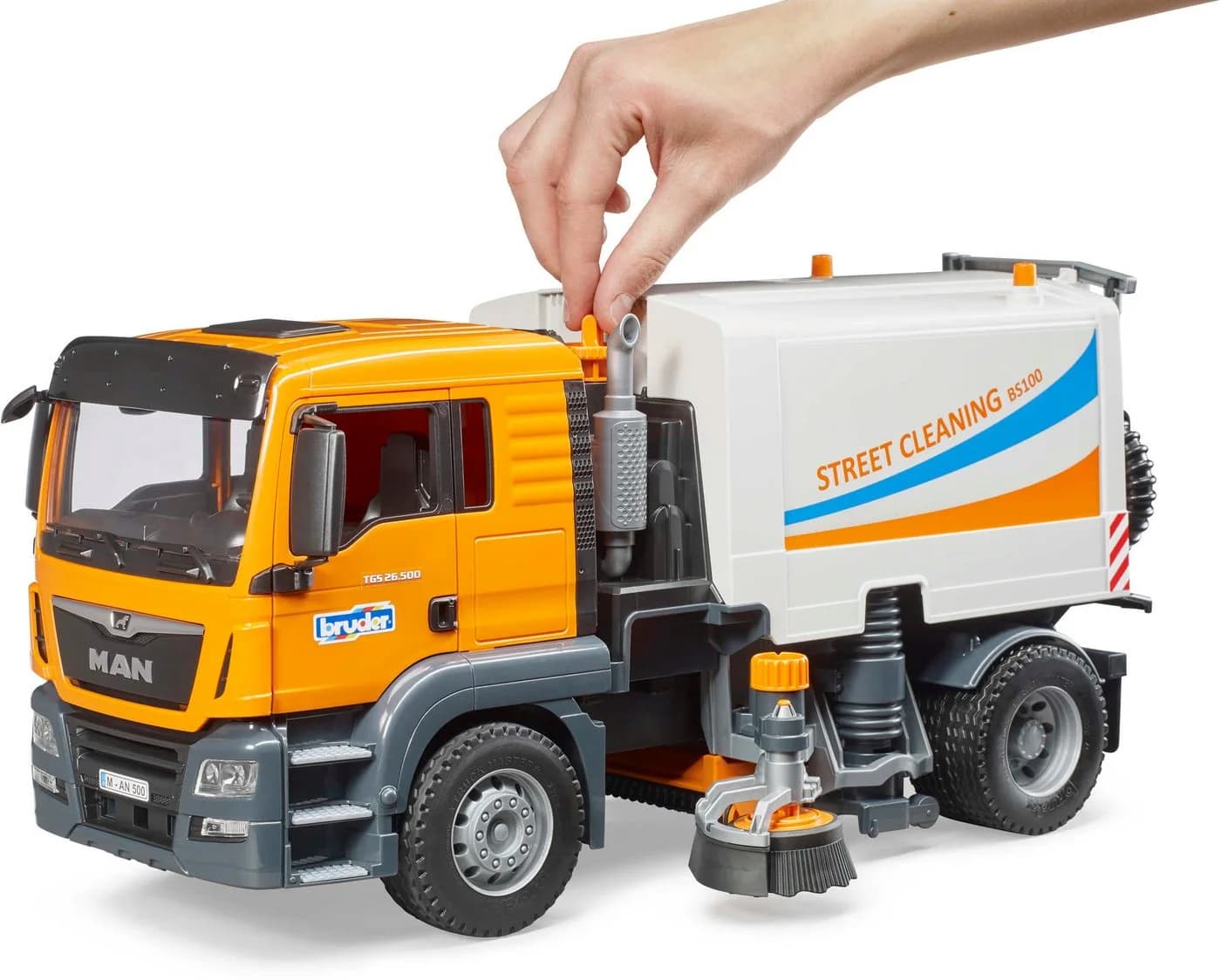 Bruder MAN TGS LKW Straßenreinigung Spielzeug Modell - Bild 5