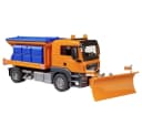 Bruder MAN TGS Winterdienst Spielzeug mit Räumschild 1:16 Orange/Blau Bild 1