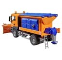 Bruder MAN TGS Winterdienst Spielzeug mit Räumschild 1:16 Orange/Blau Bild 4