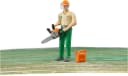 Bruder® Spielfigur bworld Forstarbeiter (60030) mit Zubehör Bild 1