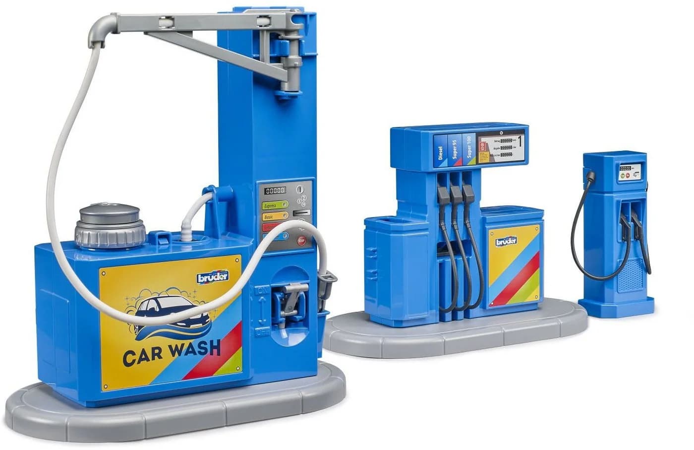 Bruder Tankstelle mit Waschplatz und Ladesäule 1:16