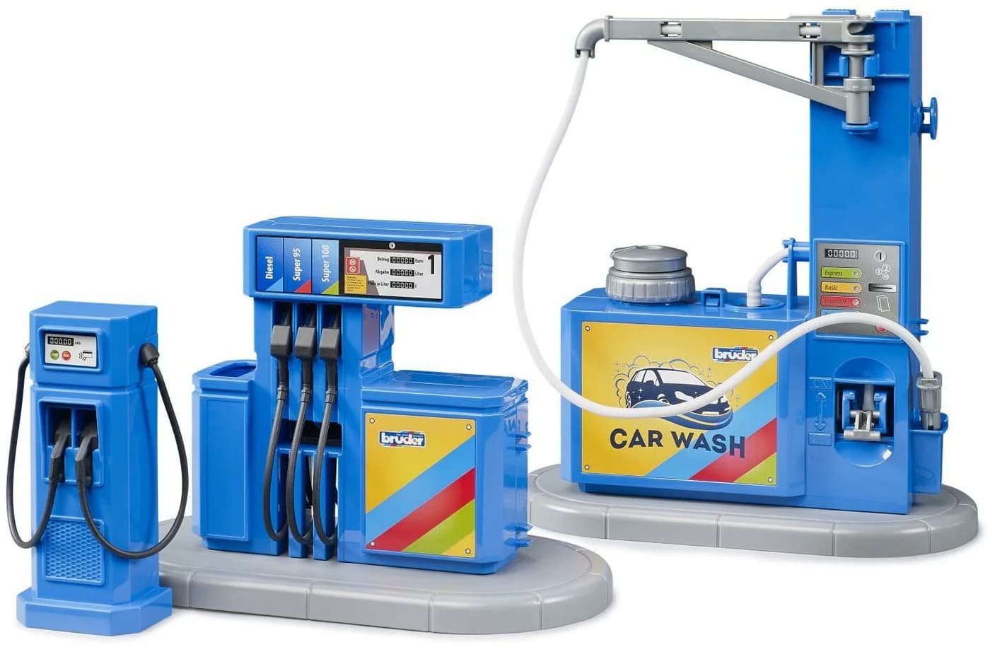 Bruder Tankstelle mit Waschplatz und Ladesäule 1:16 - Bild 3