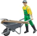 Bruder® Spielfigur bworld Landwirt (62610) mit Zubehör Made in Europe Bild 2