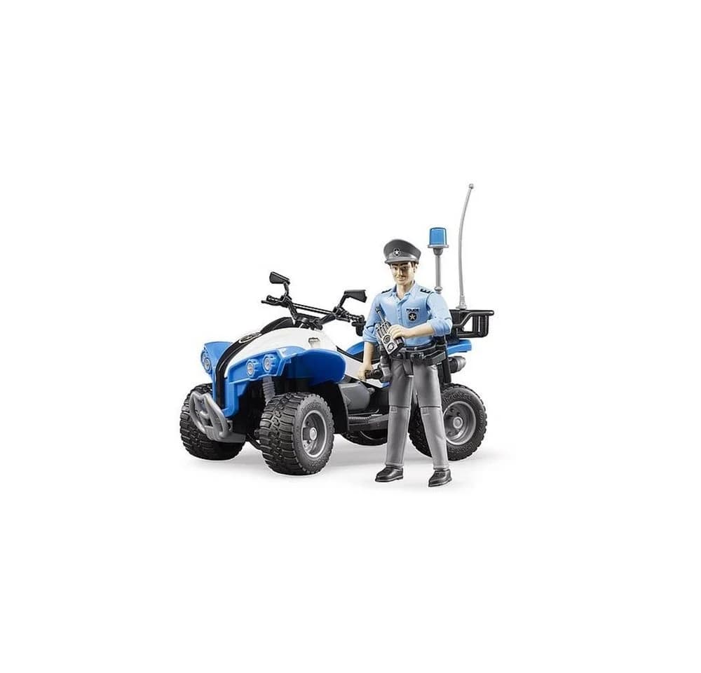 Bruder® Spielzeug-Quad 63010 Polizei Quad mit Polizist 1:16