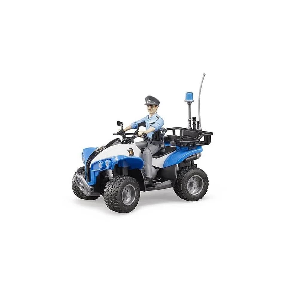 Bruder® Spielzeug-Quad 63010 Polizei Quad mit Polizist 1:16 - Bild 2
