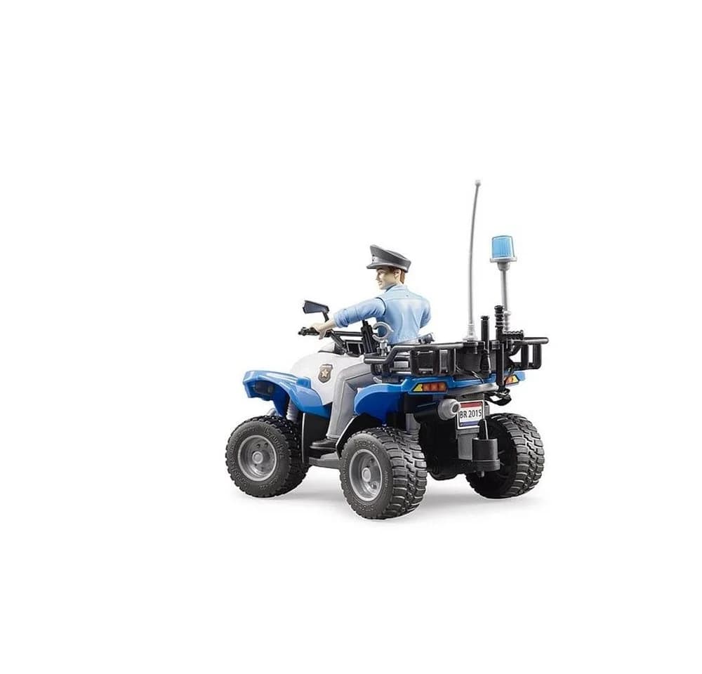 Bruder® Spielzeug-Quad 63010 Polizei Quad mit Polizist 1:16 - Bild 3