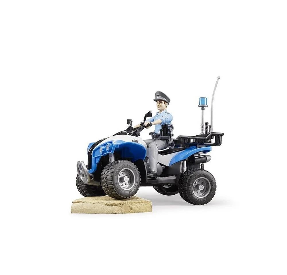 Bruder® Spielzeug-Quad 63010 Polizei Quad mit Polizist 1:16 - Bild 4