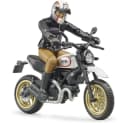 Bruder® Spielzeug-Motorrad Scrambler Ducati Desert Sled Schwarz mit Fahrer Bild 1