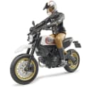 Bruder® Spielzeug-Motorrad Scrambler Ducati Desert Sled Schwarz mit Fahrer Bild 5