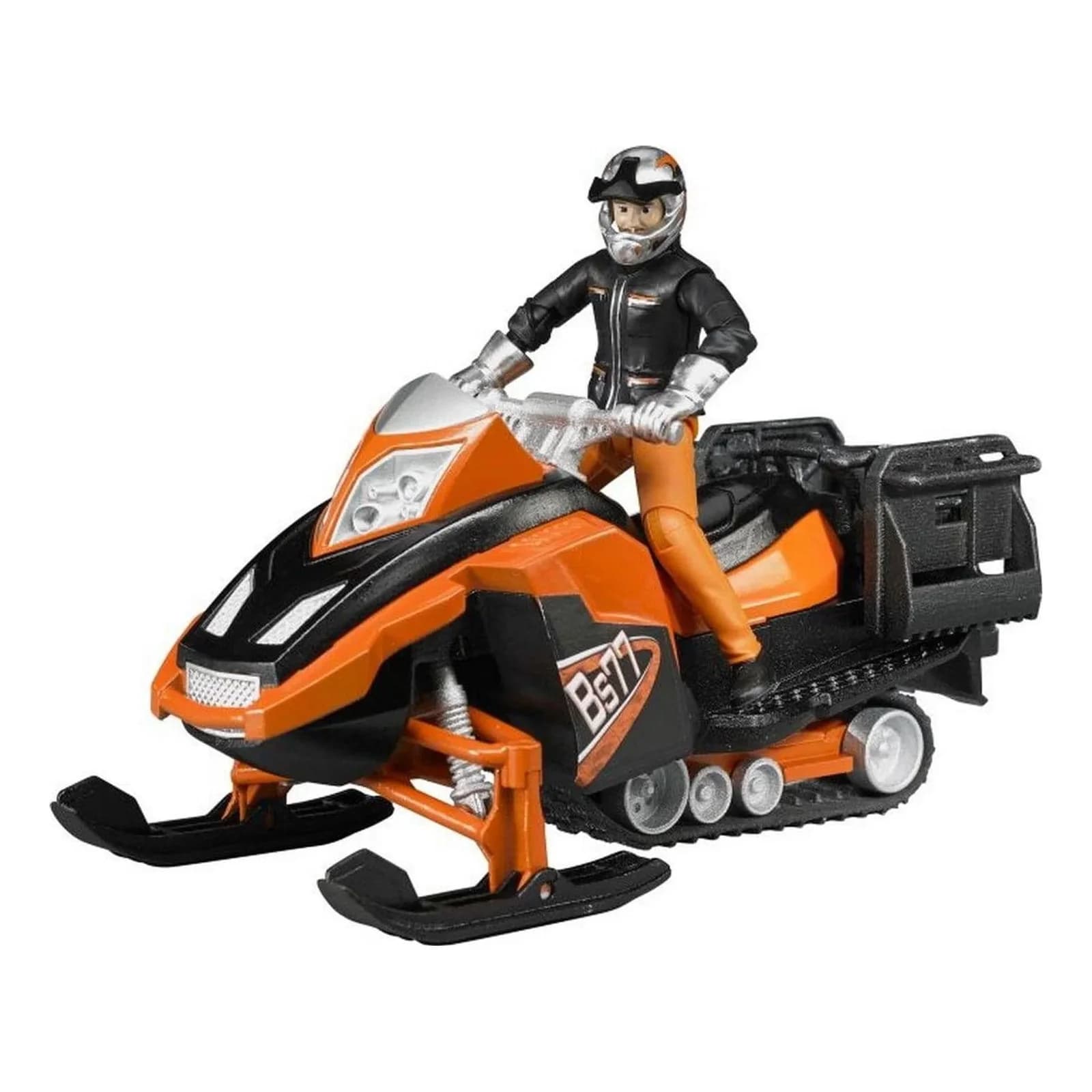 BRUDER Spielzeug-Auto Snowmobil mit Fahrer