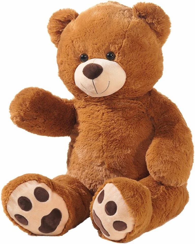 Heunec® Kuscheltier Teddybär braun 100 cm mit Schlenkerarmen