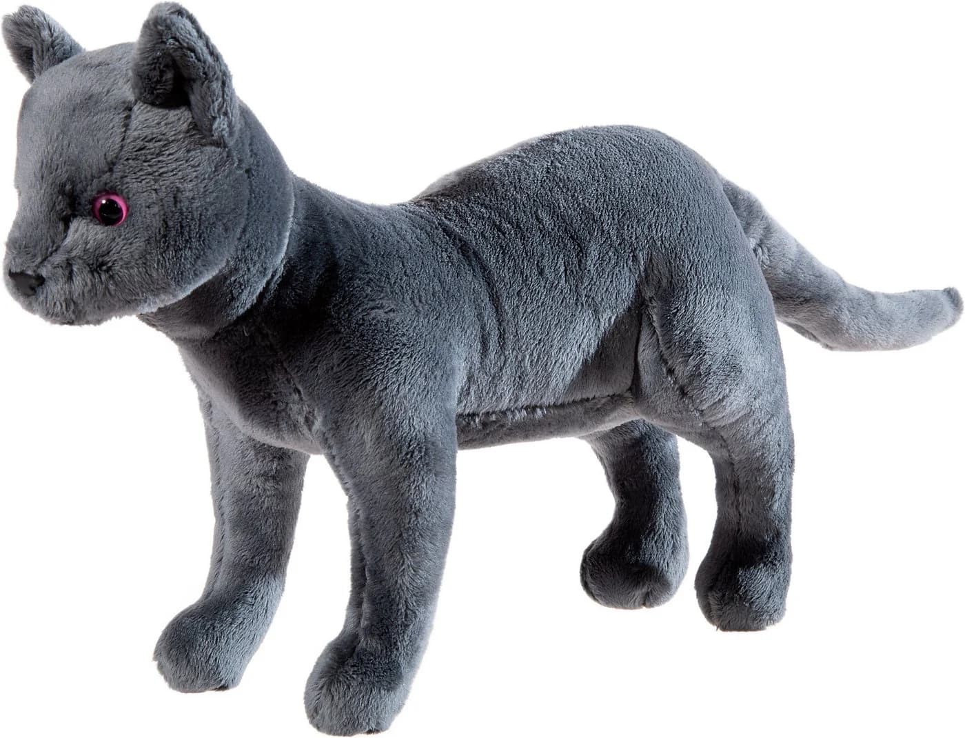 Heunec Kuscheltier Katze Karajan Grau 30 cm Schule der Magischen Tiere