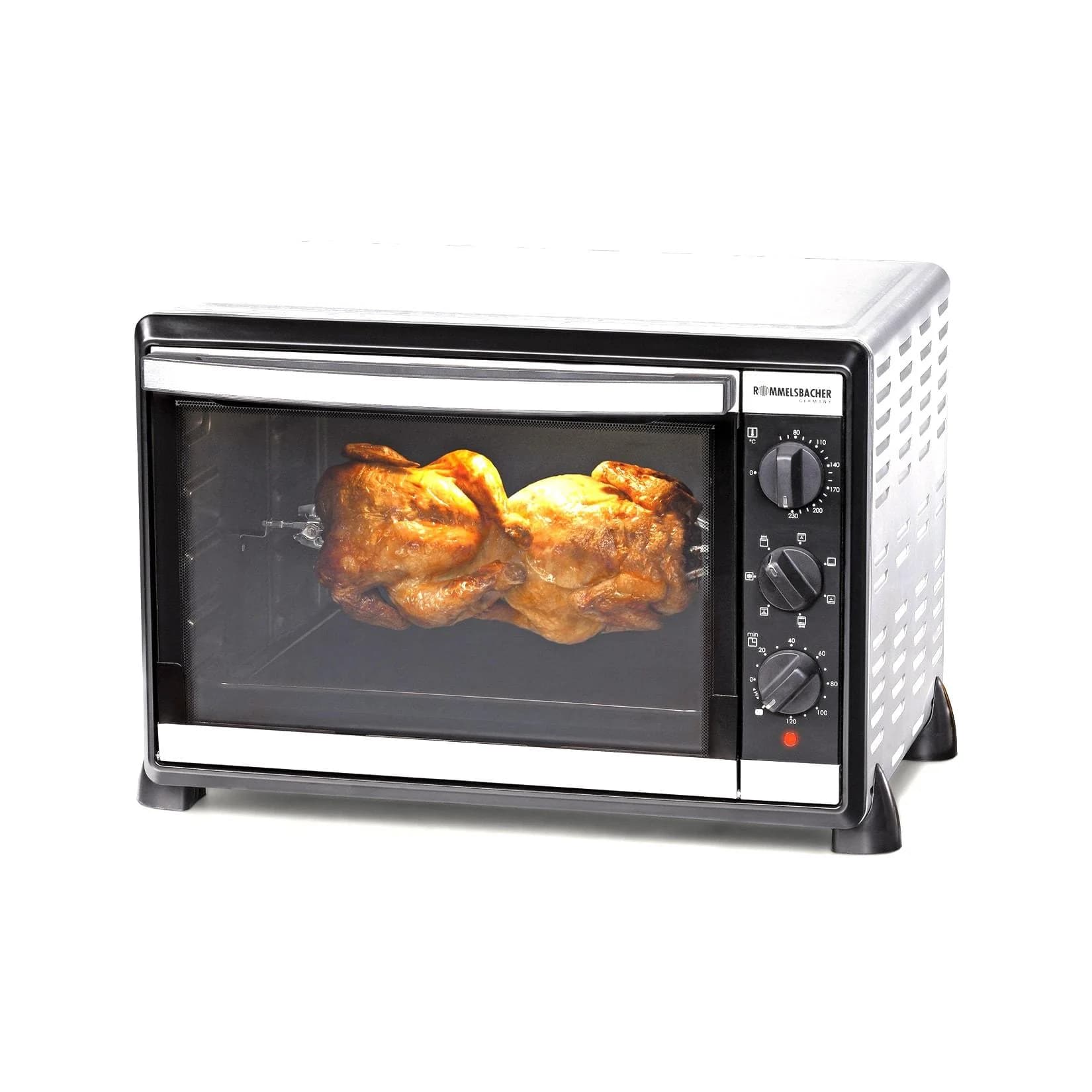 ROMMELSBACHER Minibackofen Back & Grill Ofen BG 1805/E Silber
