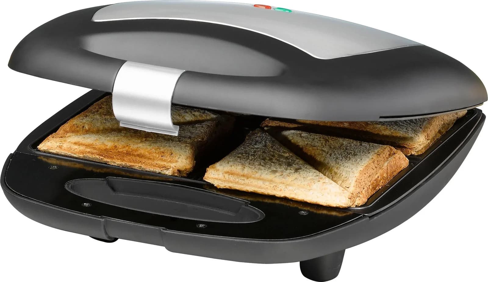 Rommelsbacher Sandwichmaker ST 1410 Edelstahl/schwarz 1.400 Watt
