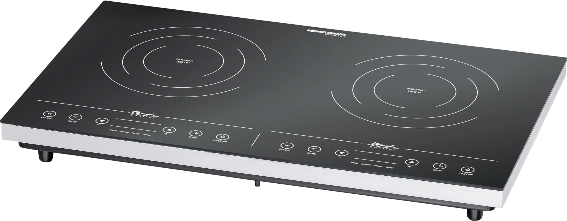 ROMMELSBACHER Doppel-Induktionskochplatte CT 3410/IN Schwarz 3400 Watt - Bild 2