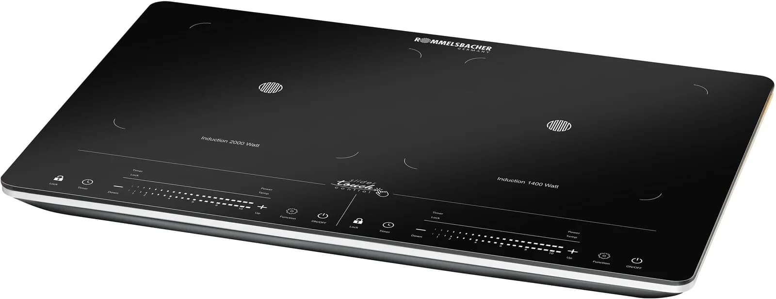 Rommelsbacher Doppelkochplatte CT 3420/IN schwarz Induktion