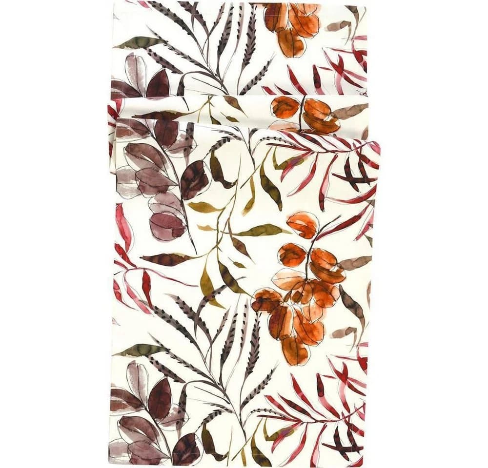 Sander Tischläufer Skane Berry Rost-Braun Floral