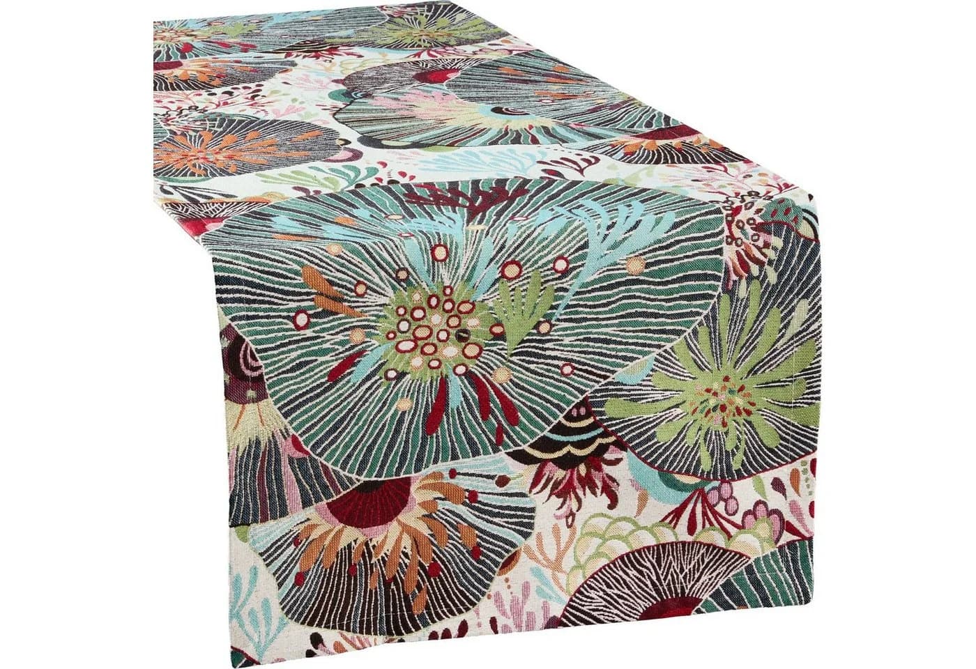 Sander table + home Tischläufer Sea Flowers Jacquard Bunt - Bild 2