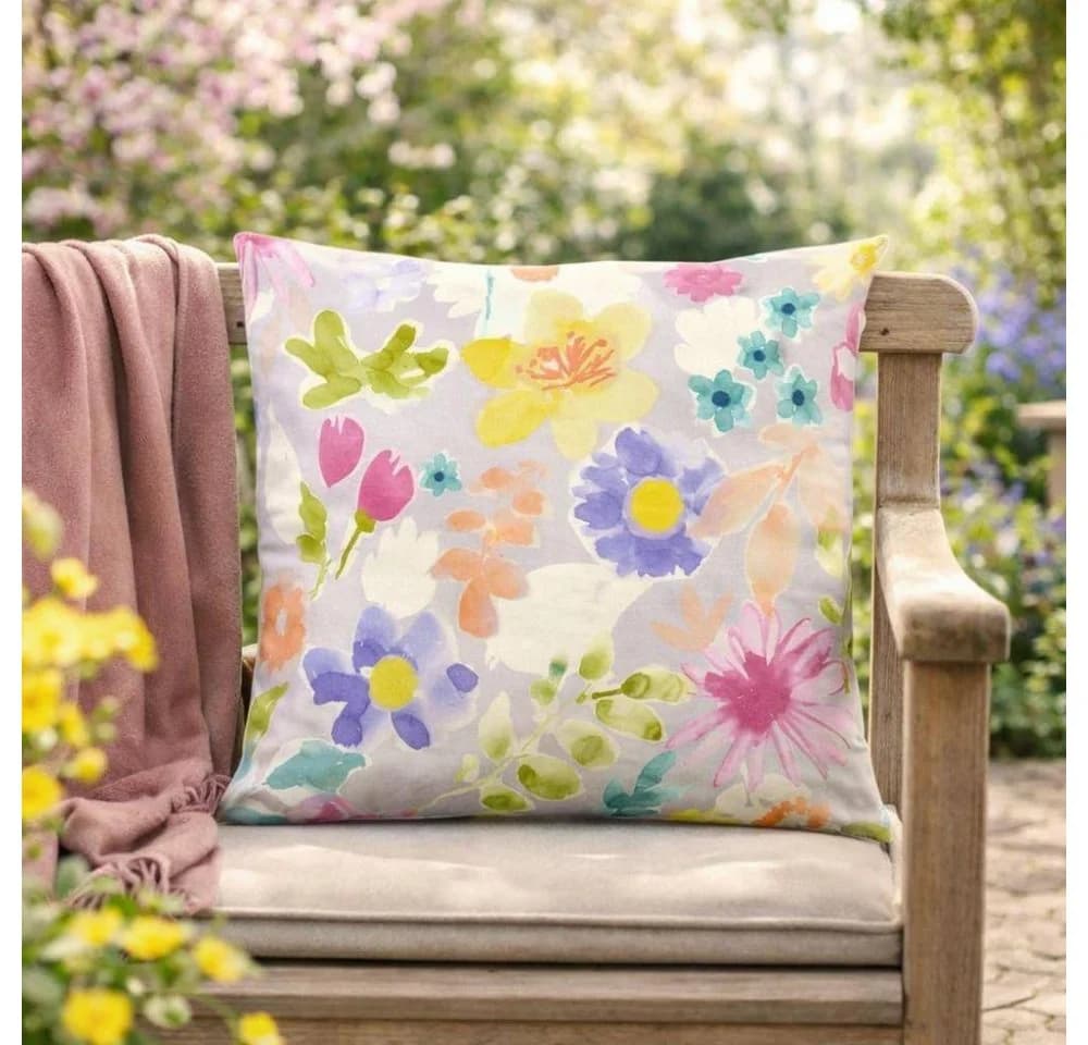 Sander Kissenhülle Monte Bunt Baumwolle Floral Design