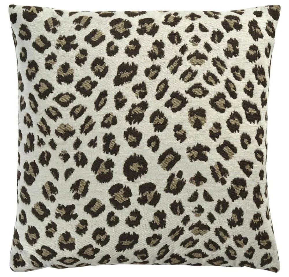 Sander Kissenhülle Uhuru Taupe Leopardenmuster Jacquard - Bild 2