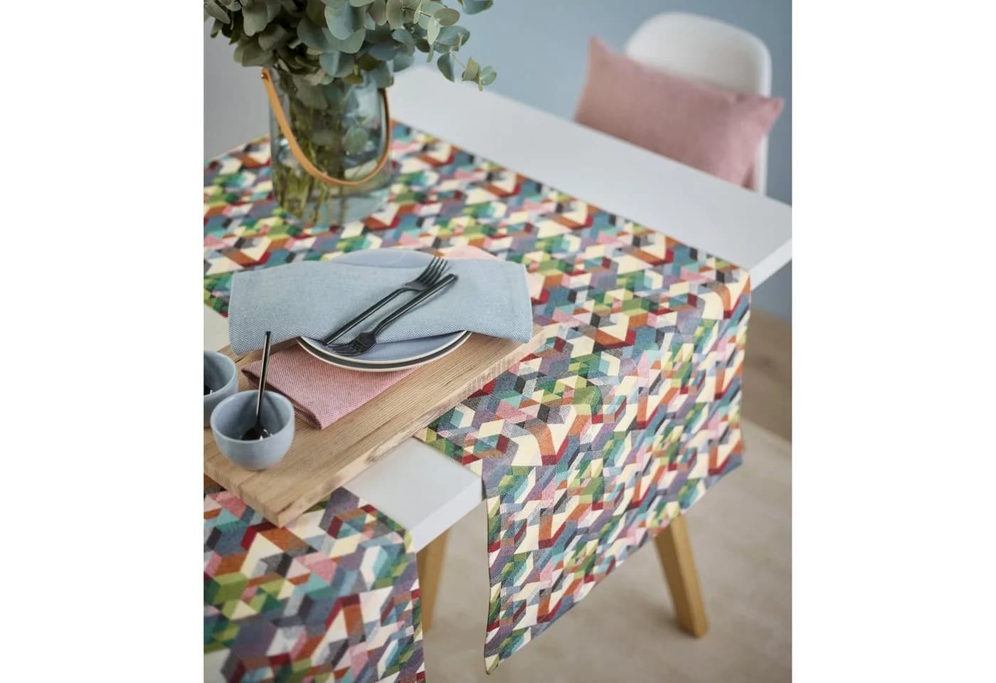 sander table + home Tischläufer "Cubes" Ornamente